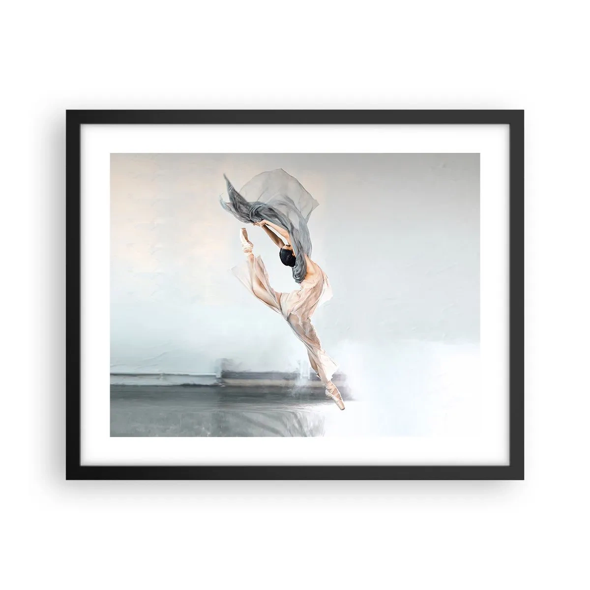 Affiche dans un cadre noir - Poster - Dans le ravissement de la danse - 50x40 cm