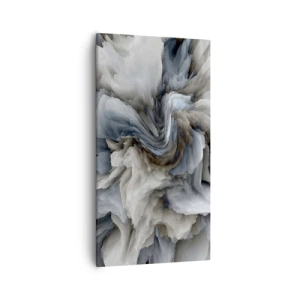 Impression sur toile - Image sur toile - Pierre et fleur - 55x100 cm