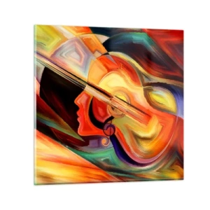 Impression sur verre - Image sur verre - Tout va bien - 50x50 cm