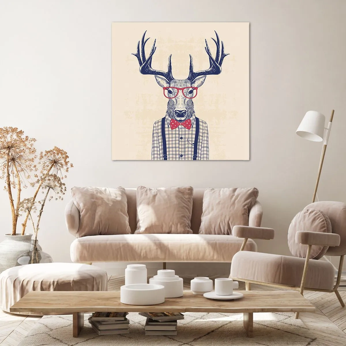 Impression sur toile - Image sur toile - Une extravagance amusante - 70x70 cm