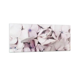 Impression sur verre - Image sur verre - Dans un flot de fleurs - 100x40 cm