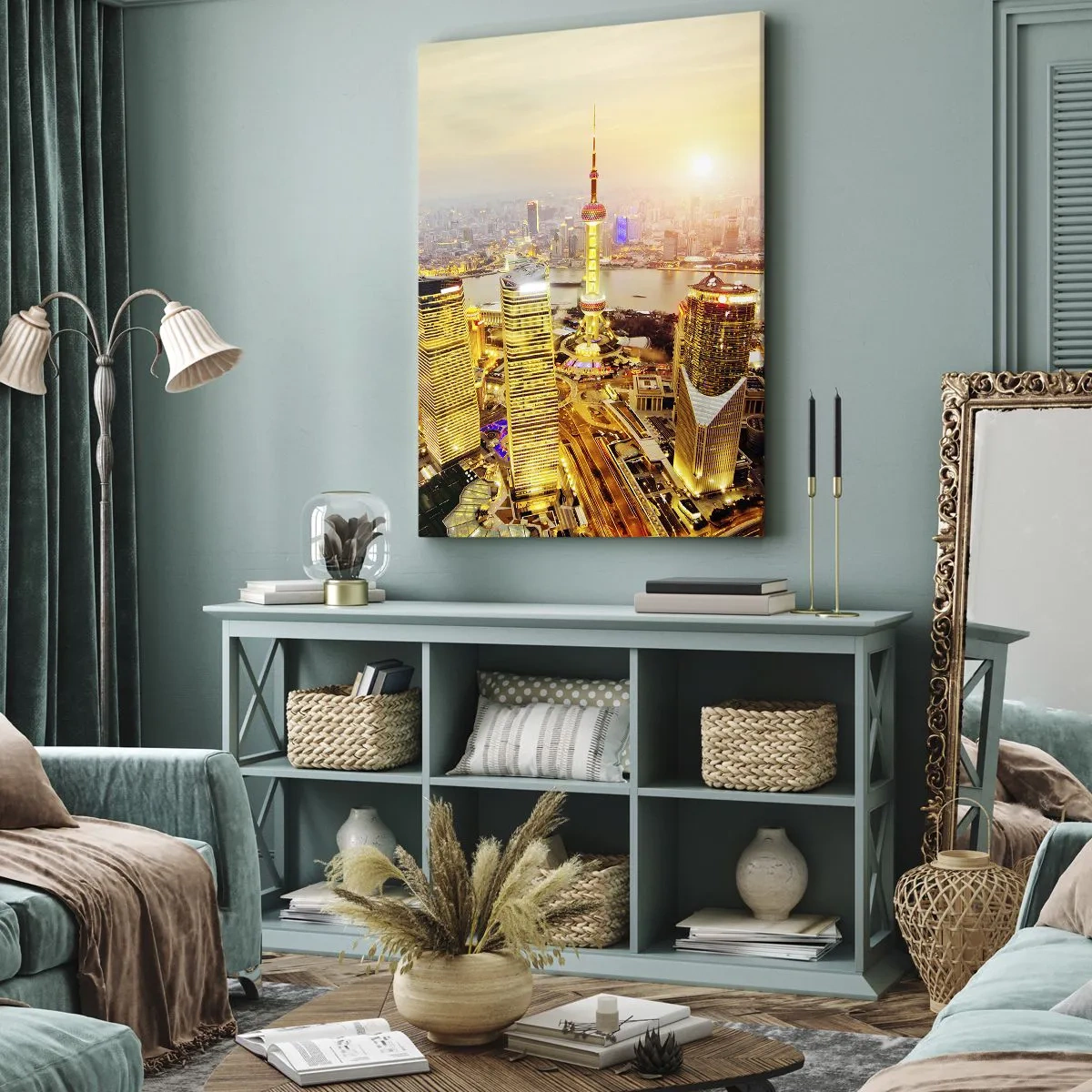 Impression sur toile - Image sur toile - Rêve asiatique - 65x120 cm