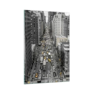 Impression sur verre - Image sur verre - La vie new-yorkaise - 70x100 cm