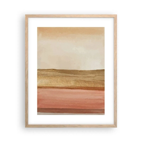 Affiche dans un chêne clair - Poster - Composition verticale - 40x50 cm