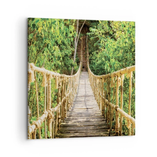 Impression sur toile - Image sur toile - Suspendu dans la nature - 50x50 cm