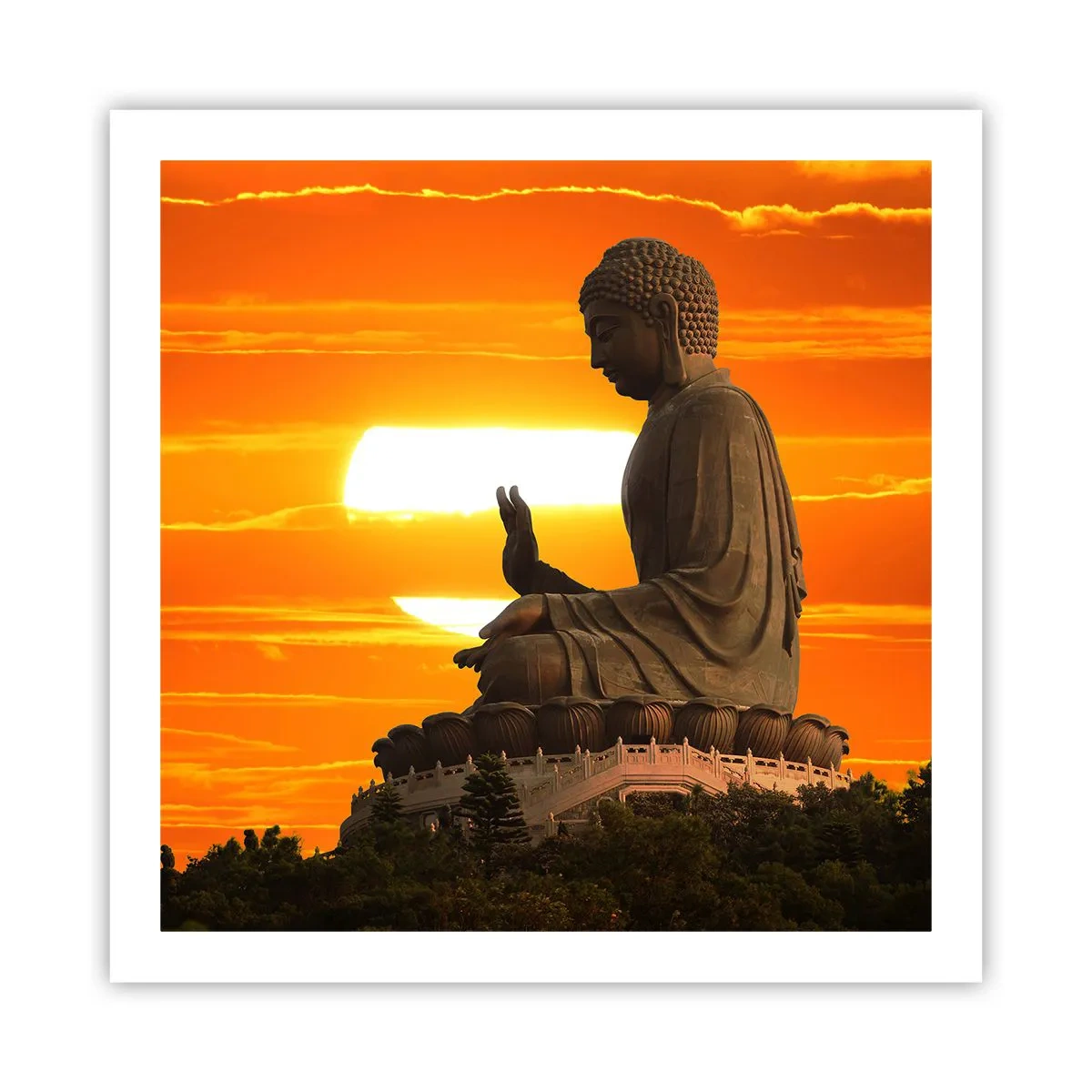 Affiche - Poster - Aucune peur du monde - 60x60 cm