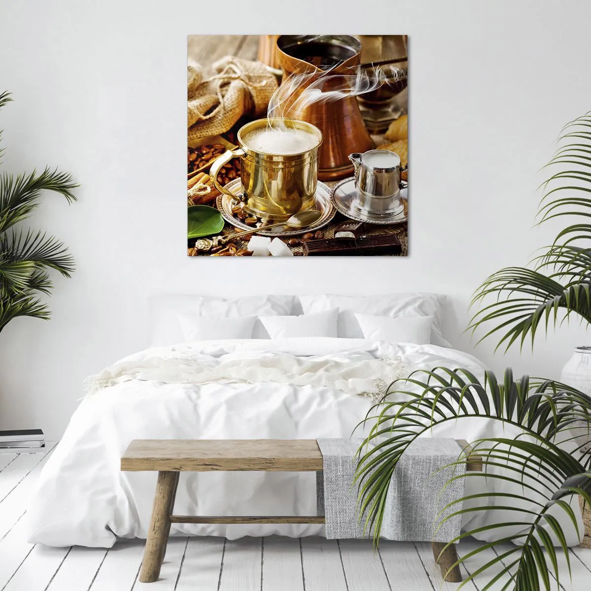 Impression sur toile - Image sur toile - Bonne journée! - 60x60 cm
