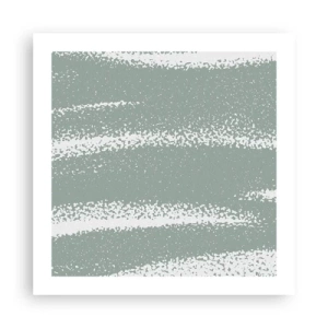 Affiche - Poster - Abstraction dans un climat hivernal - 50x50 cm
