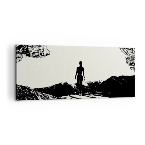 Impression sur toile - Image sur toile - Nouveau look - 100x40 cm