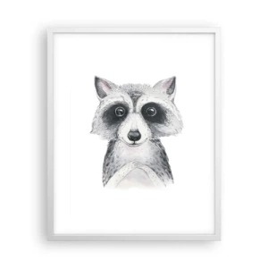 Affiche dans un cadre blanc - Poster - Un moment pour s'émouvoir - 40x50 cm