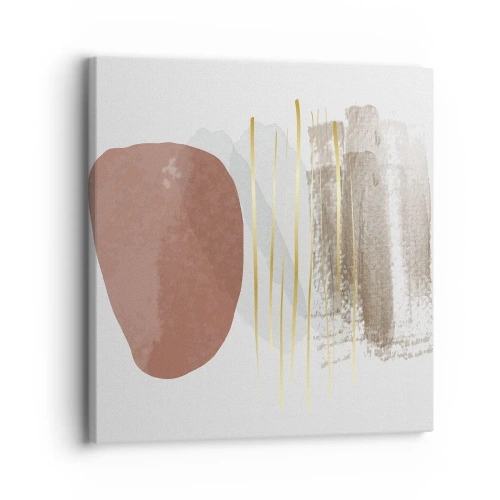 Impression sur toile - Image sur toile - Colonnade abstraite - 30x30 cm