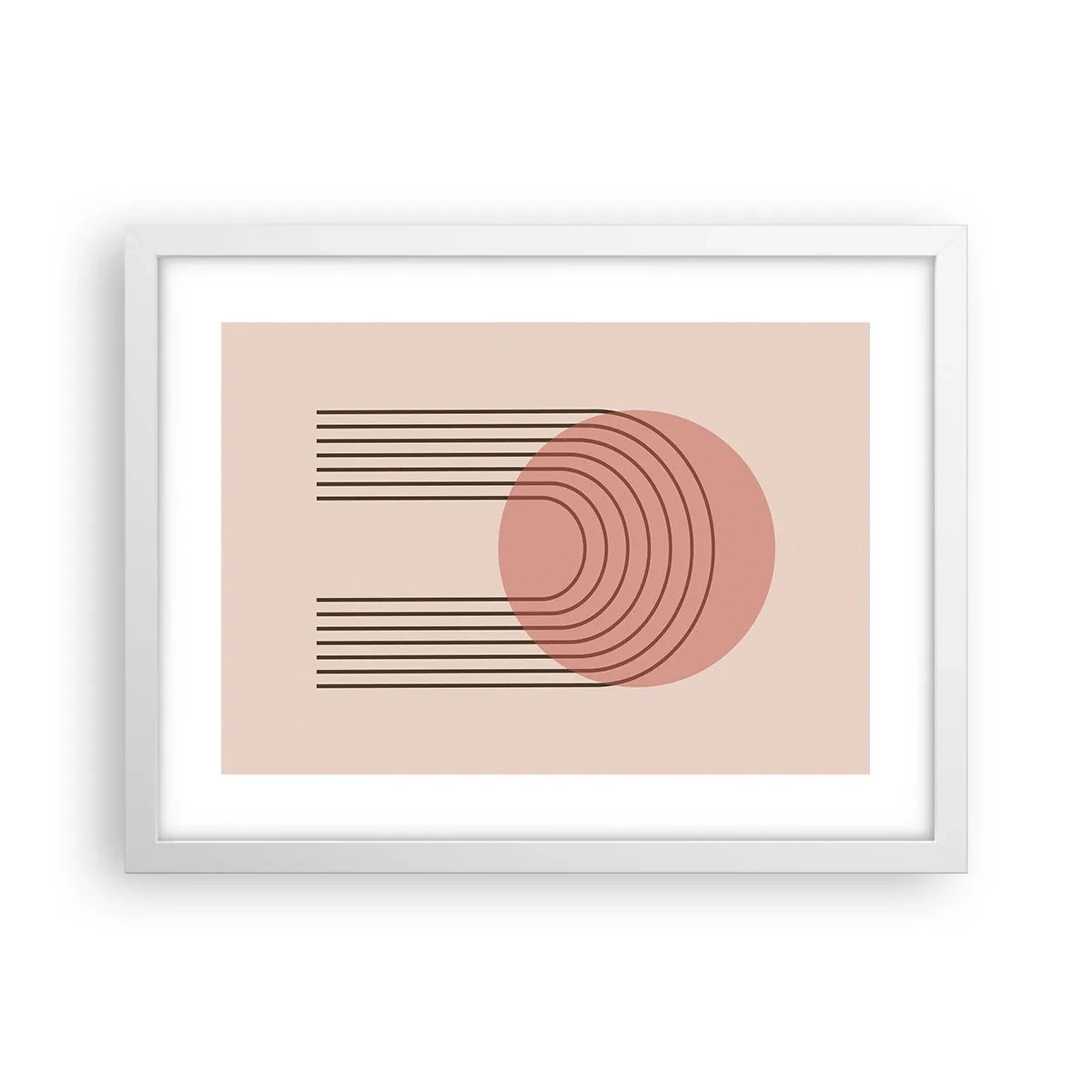 Affiche dans un cadre blanc - Poster - Attraction irrésistible - 40x30 cm