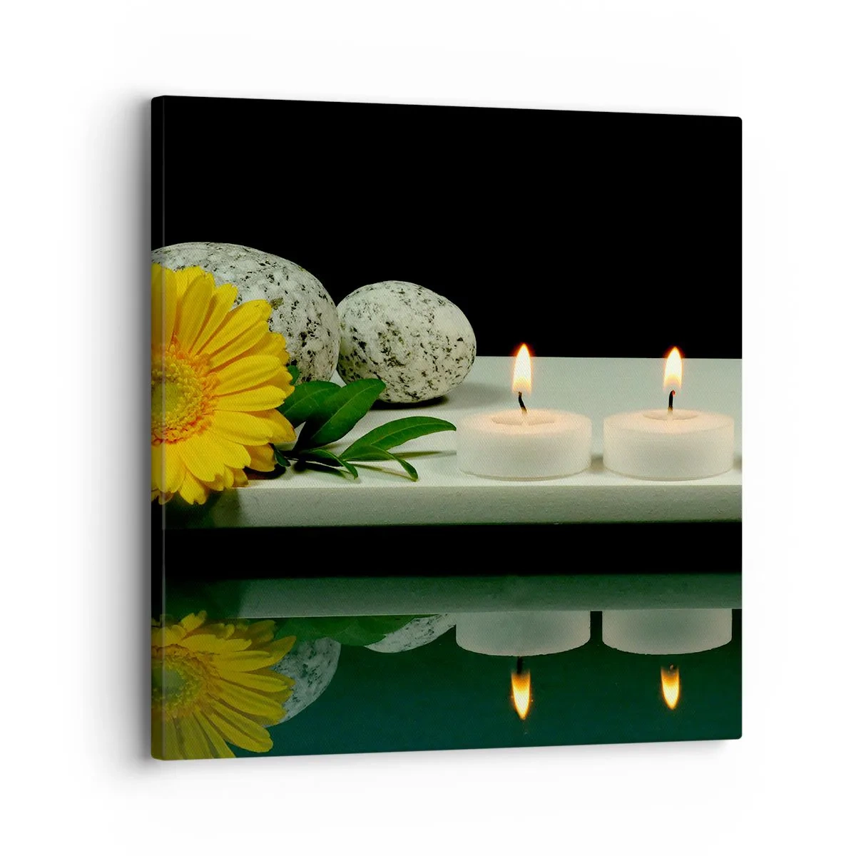 Impression sur toile - Image sur toile - Apaisement des sens - 30x30 cm