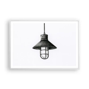 Affiche dans un cadre blanc - Poster - Comme il y a des années… - 100x70 cm