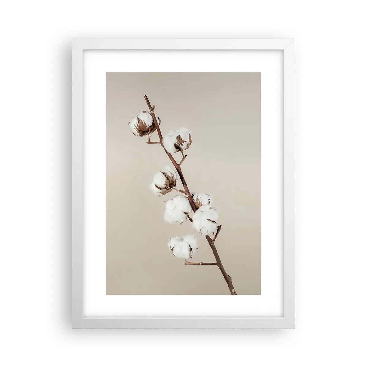 Affiche dans un cadre blanc - Poster - A la source de la douceur - 30x40 cm