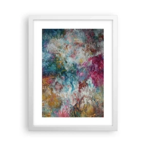 Affiche dans un cadre blanc - Poster - En pleine floraison - 30x40 cm