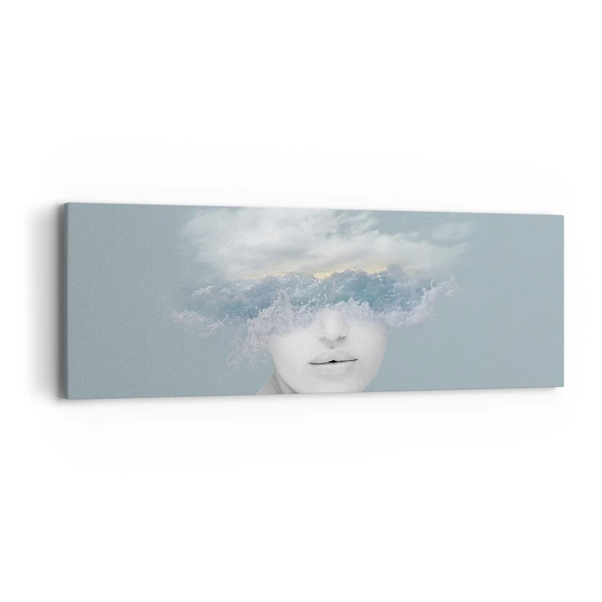 Impression sur toile - Image sur toile - La tête dans les nuages - 90x30 cm