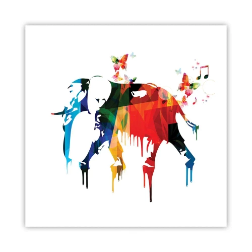 Affiche - Poster - Tout le monde peut danser - 60x60 cm