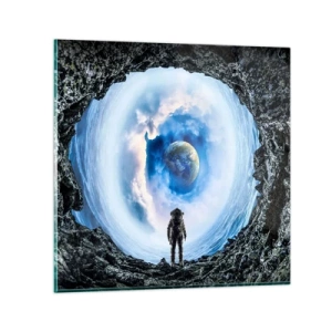 Impression sur verre - Image sur verre - Plus très loin de la maison - 40x40 cm