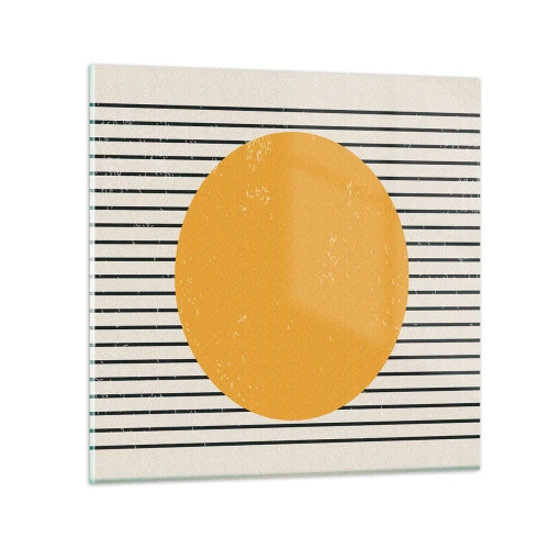 Impression sur verre - Image sur verre - Le pouvoir de la simplicité - 40x40 cm