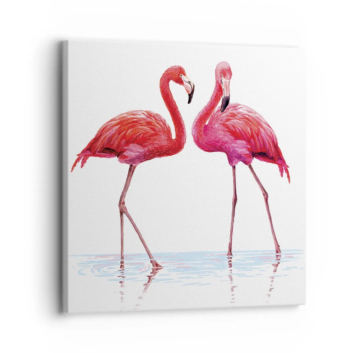 Impression sur toile - Image sur toile - Rendez-vous rose - 30x30 cm