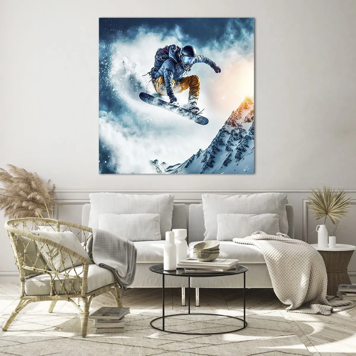 Impression sur verre - Image sur verre - Des émotions extrêmes - 70x70 cm