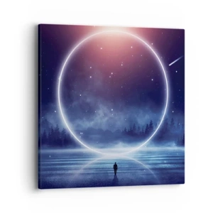 Impression sur toile - Image sur toile - Ils sont déjà là... - 40x40 cm