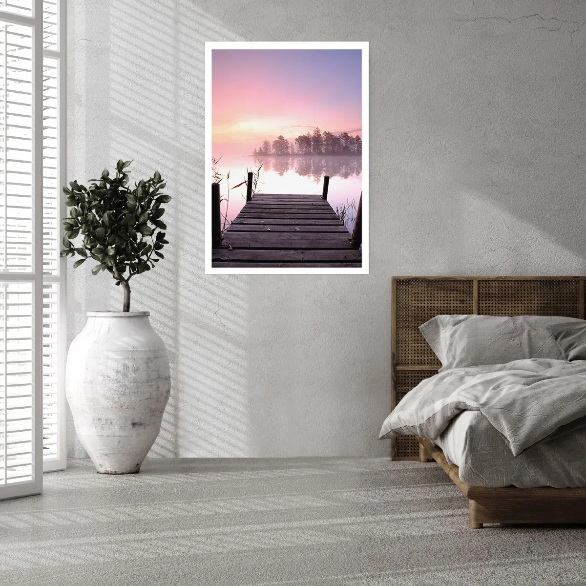Affiche - Poster - De la brume lilas… - 30x40 cm