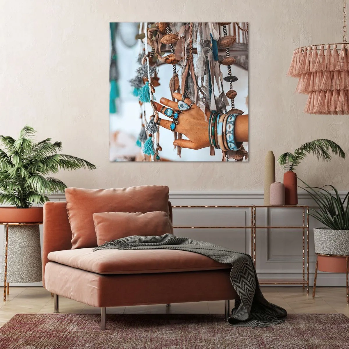 Impression sur toile - Image sur toile - Trésor local - 40x40 cm