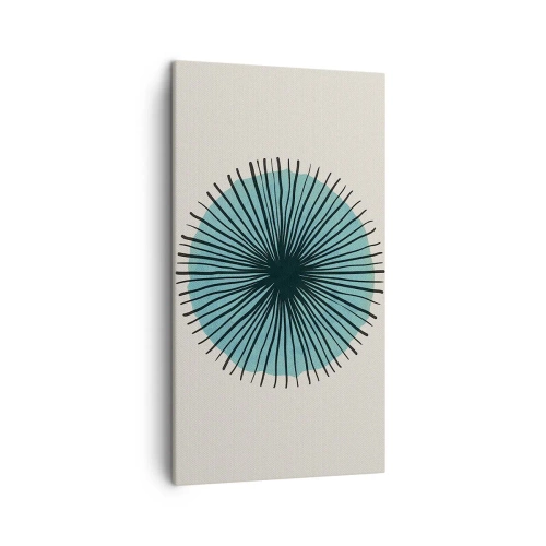 Impression sur toile - Image sur toile - Rayonnant dans l'azur - 45x80 cm