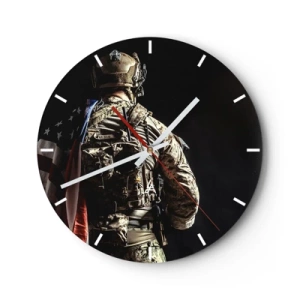 Horloge murale - Pendule murale - C'est exactement pour ça - 40x40 cm