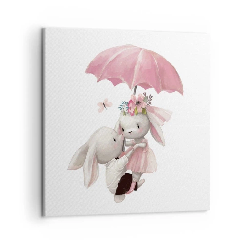 Impression sur toile - Image sur toile - C'est ça l'amour - 50x50 cm