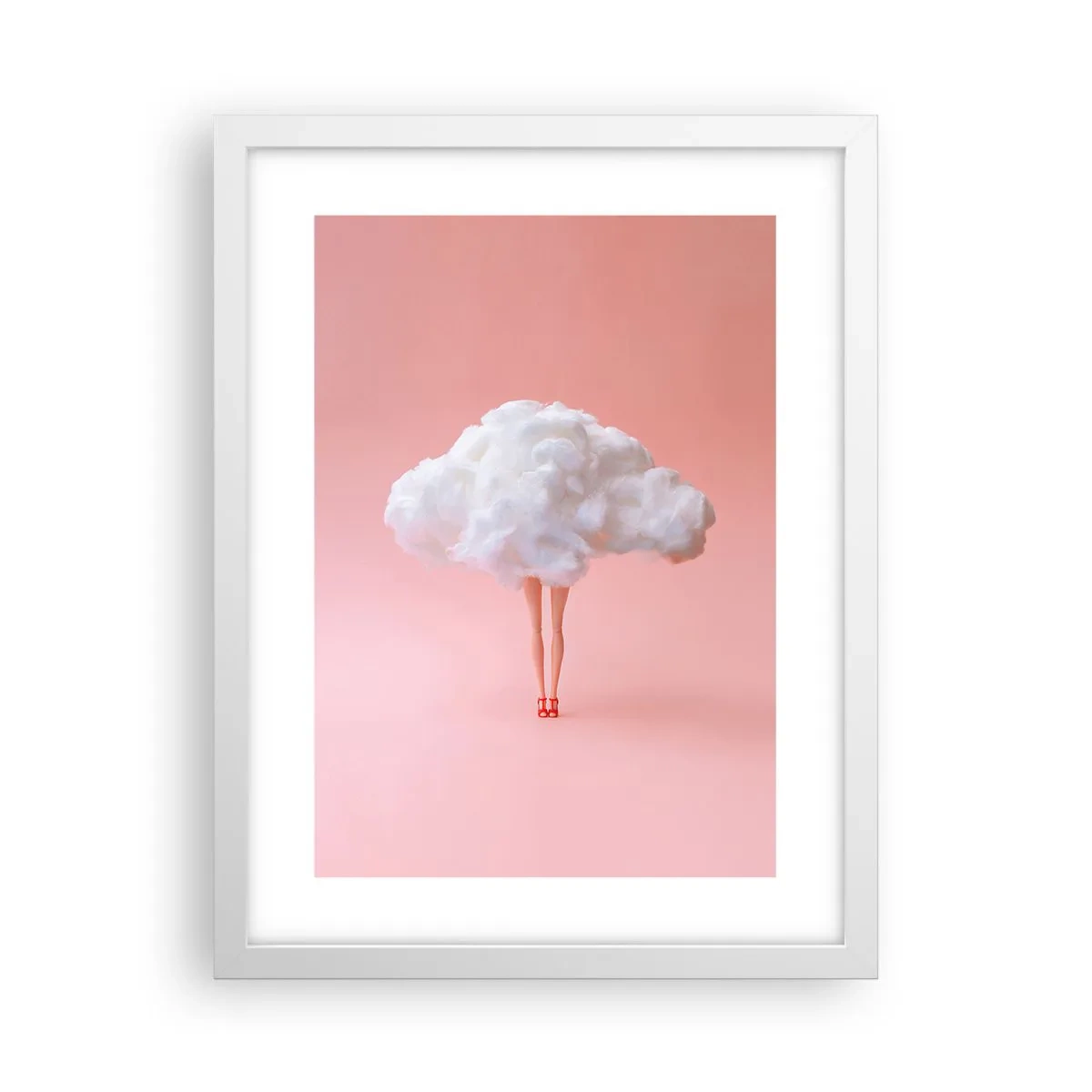 Affiche dans un cadre blanc - Poster - Douce promesse - 30x40 cm