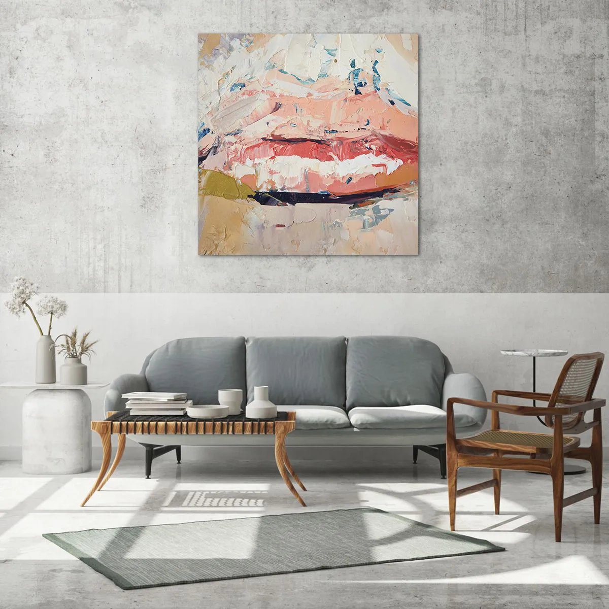 Impression sur verre - Image sur verre - Éveil la pensée - 40x40 cm