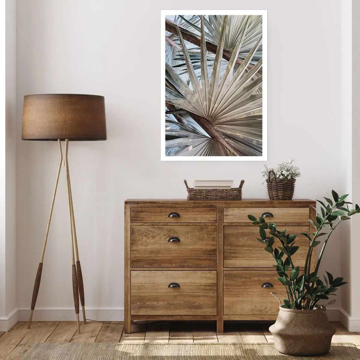 Affiche - Poster - Evantail sous les tropiques - 30x40 cm