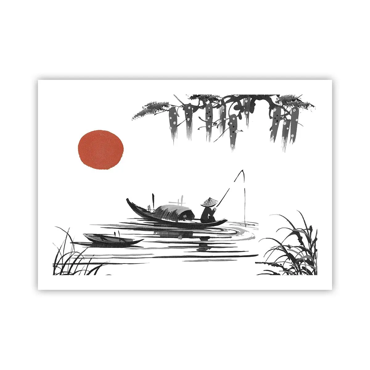 Affiche - Poster - Après-midi asiatique - 70x50 cm