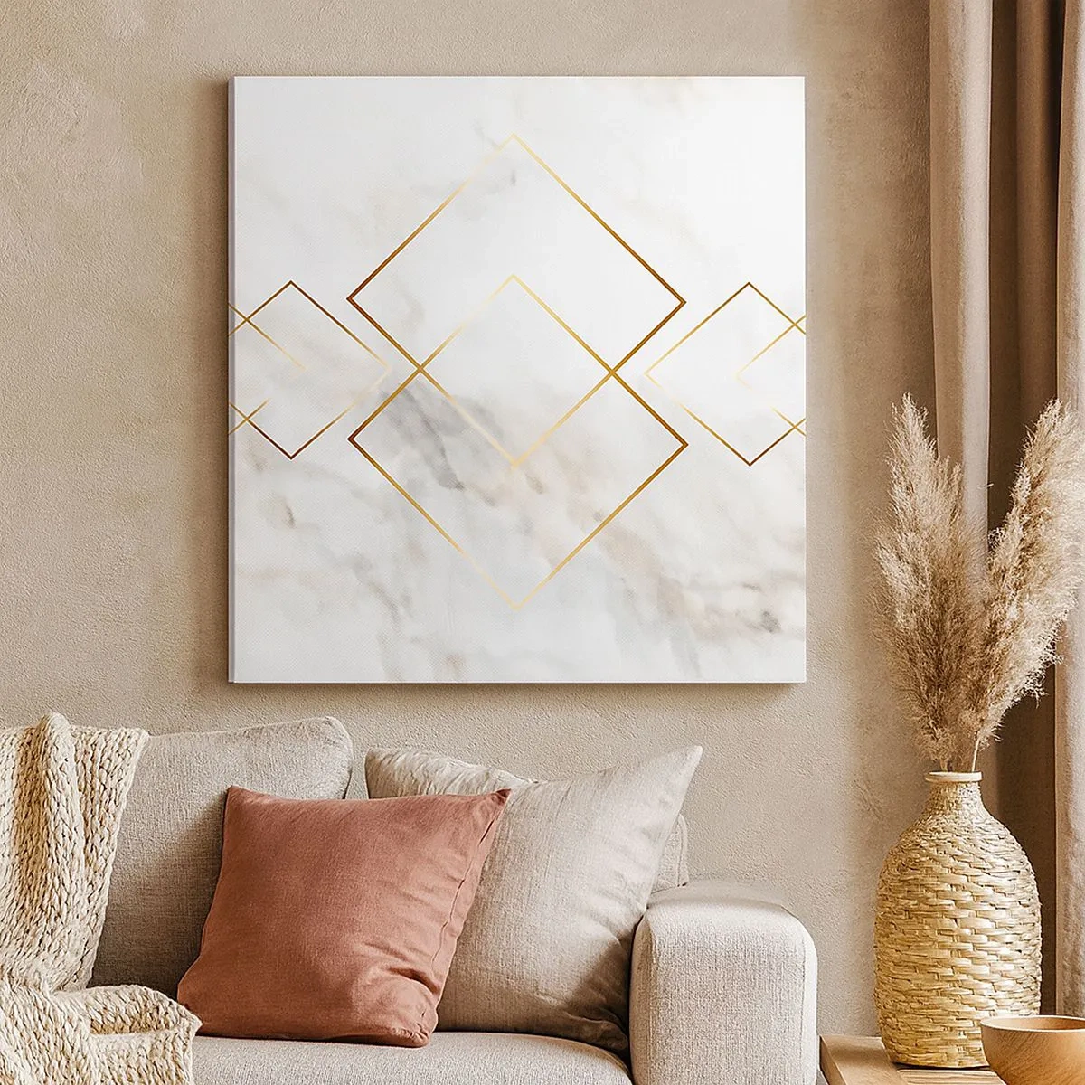 Impression sur toile - Image sur toile - Vue à l'infini - 30x30 cm