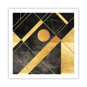 Affiche - Poster - Soleil du désert - 60x60 cm