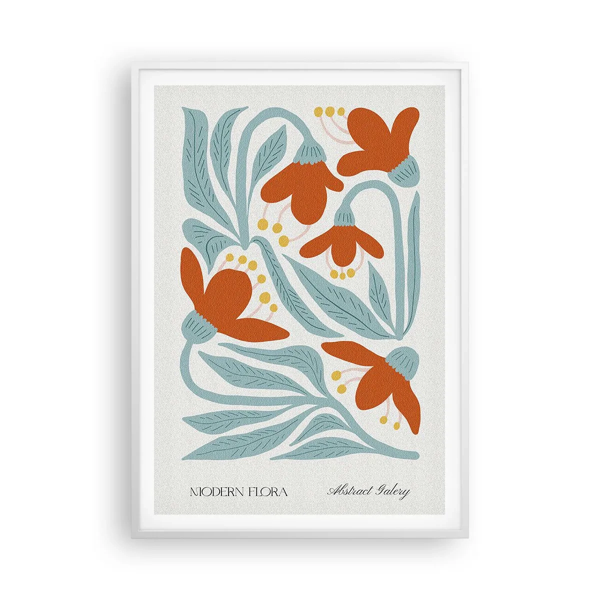 Affiche dans un cadre blanc - Poster - Vers la terre, vers le soleil - 70x100 cm