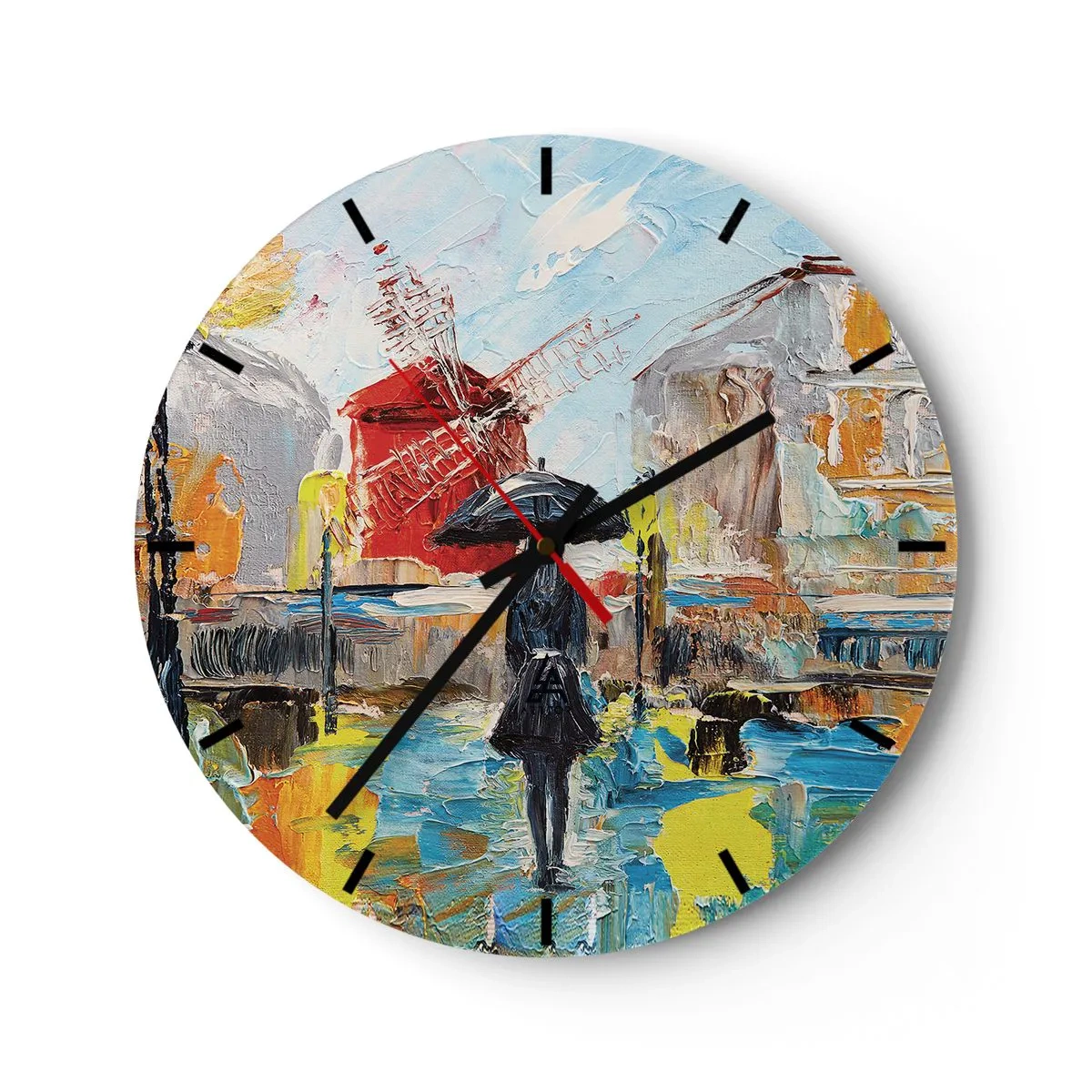 Horloge murale - Pendule murale - Légende parisienne - 40x40 cm