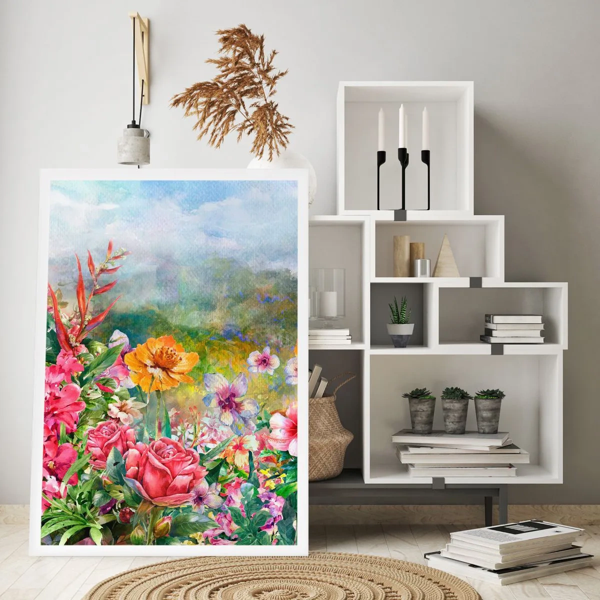Affiche - Poster - Un jardin devenu fou - 70x100 cm