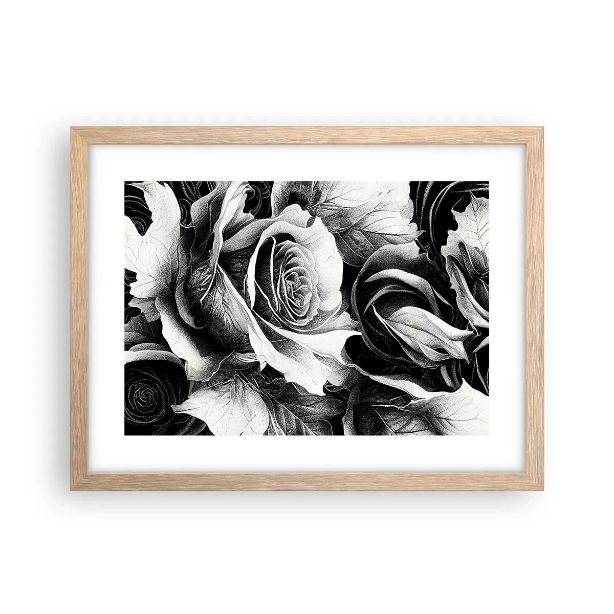 Affiche dans un chêne clair - Poster - Toujours une reine - 40x30 cm