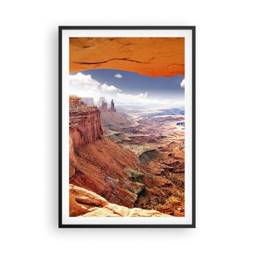 Affiche dans un cadre noir - Poster - Sculpté par la nature elle-même - 61x91 cm