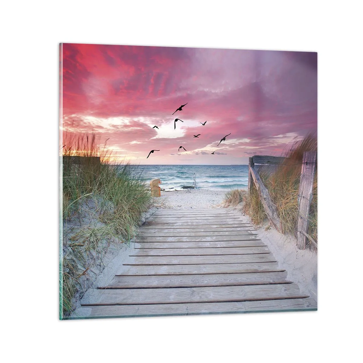 Impression sur verre - Image sur verre - Impression de la Baltique - 60x60 cm