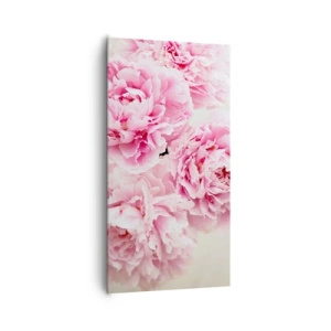 Impression sur toile - Image sur toile - En glamour rose - 65x120 cm
