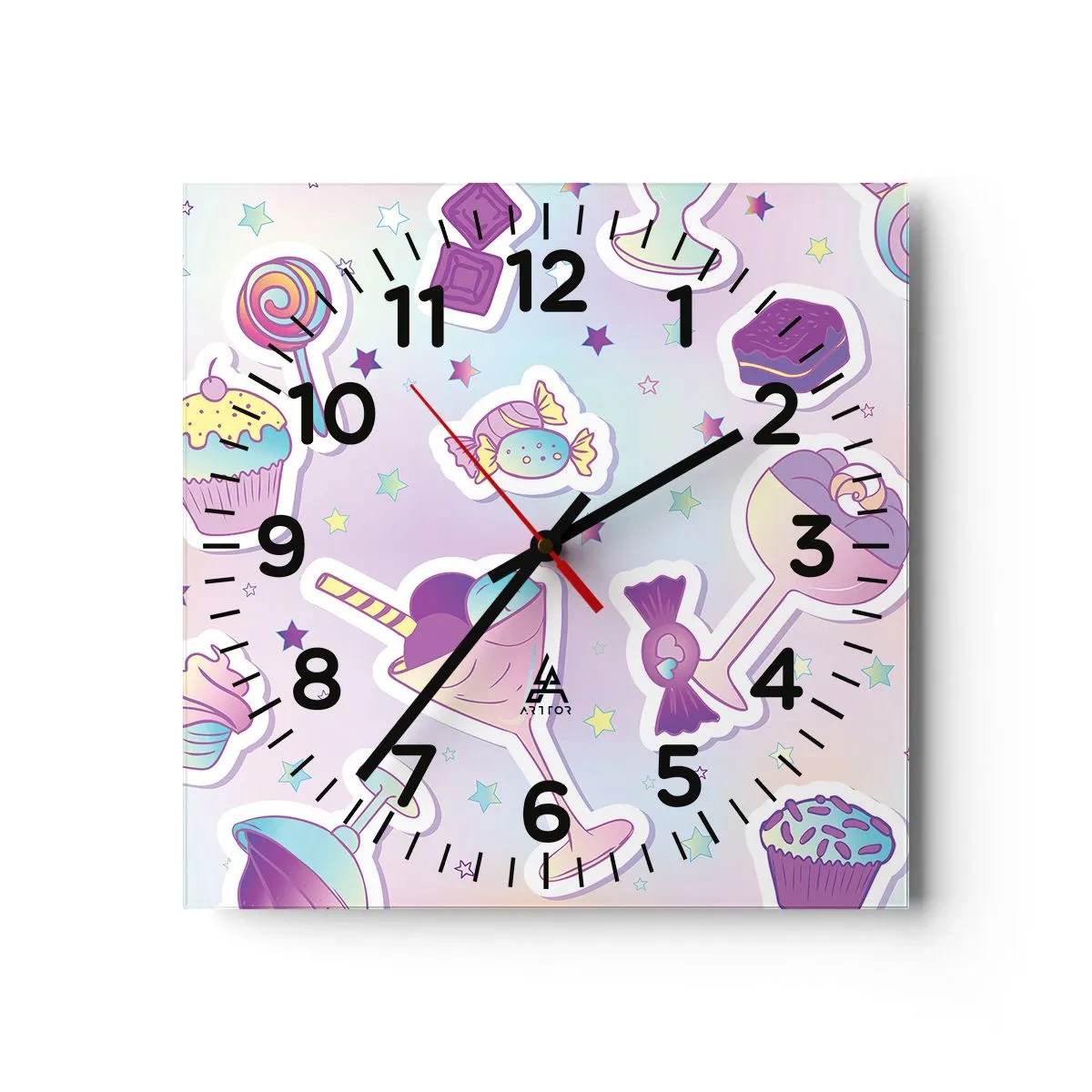 Horloge murale - Pendule murale - Pour que tous les jours soit un anniversaire - 40x40 cm