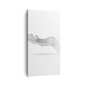 Impression sur toile - Image sur toile - La main ressort - 55x100 cm