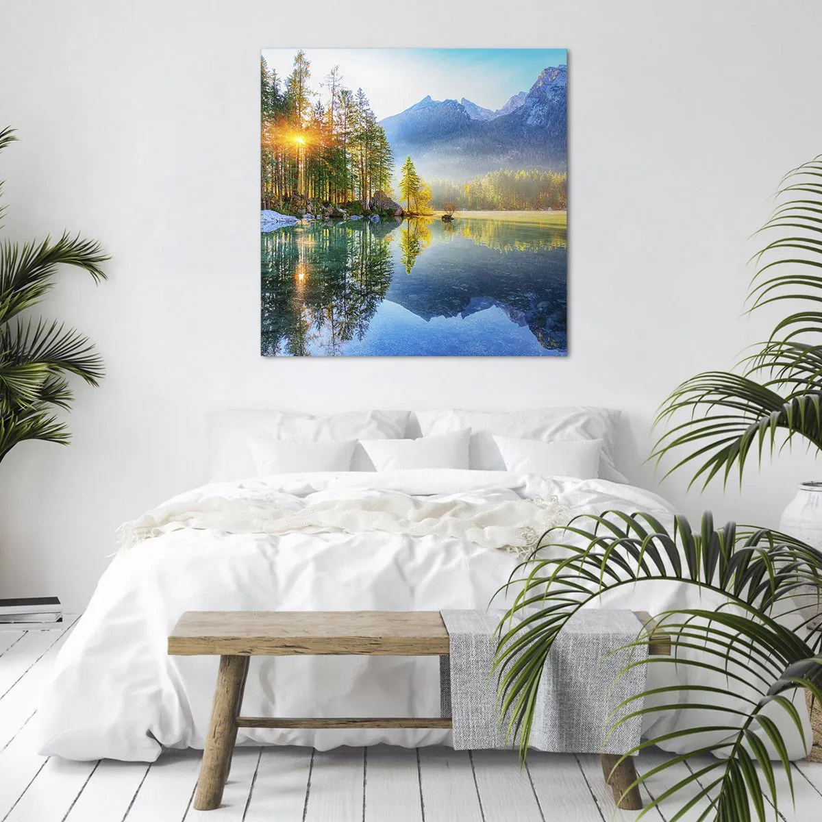 Impression sur toile - Image sur toile - Majesté et douceur - 70x70 cm