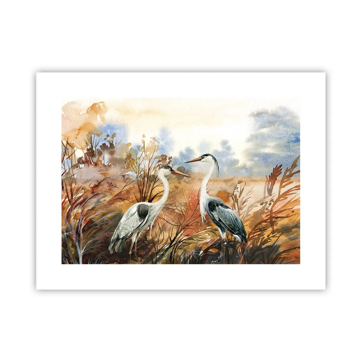 Affiche - Poster - Jusqu'où en automne ? - 40x30 cm
