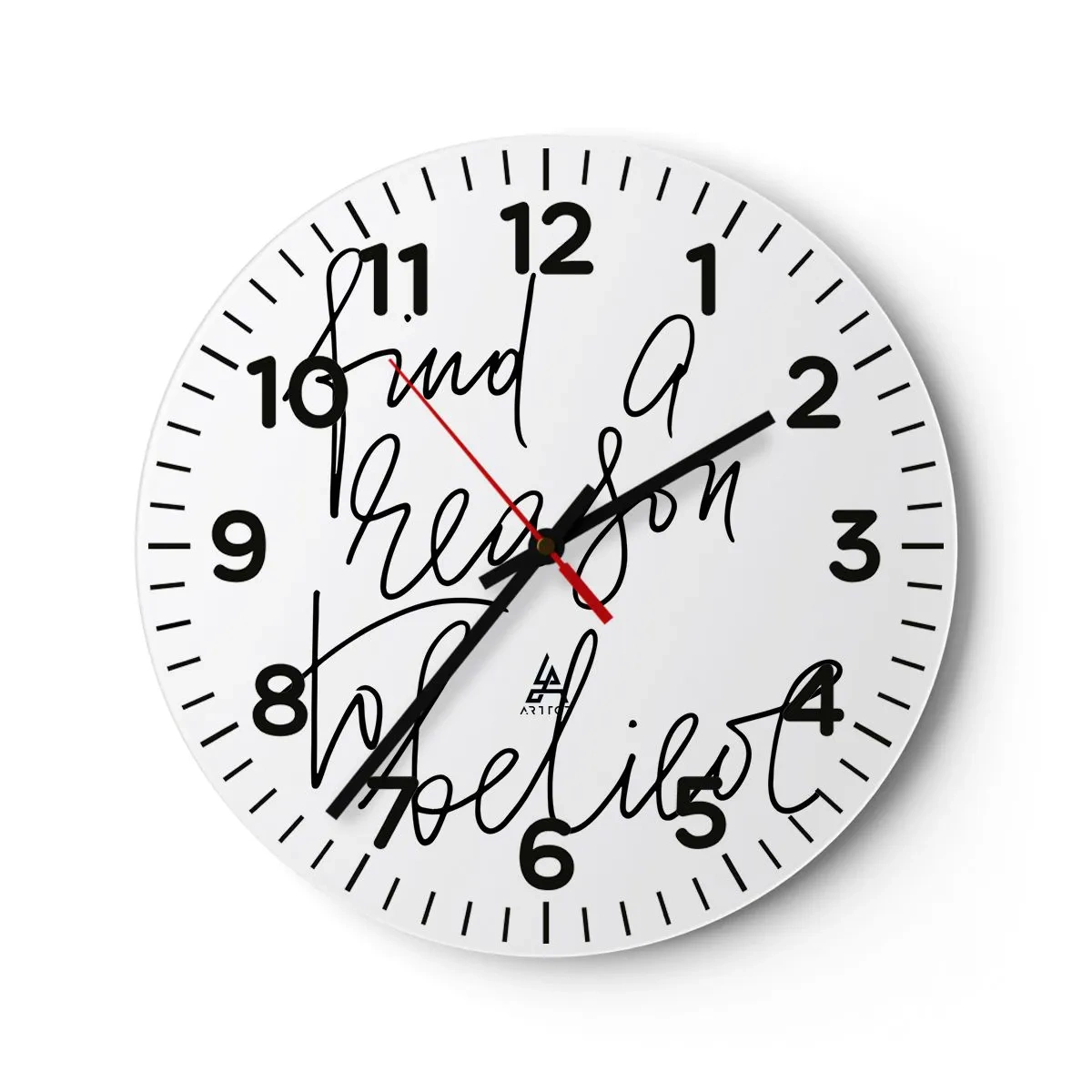 Horloge murale - Pendule murale - C'est possible - 30x30 cm